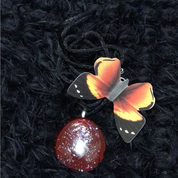 Marble Glass One of a Kind Unique Rare Handmade Necklace - Picture 8 of 16